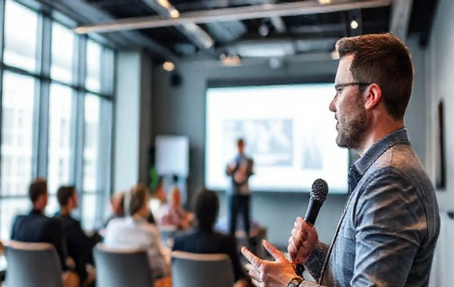 Conference speaker preparation modern